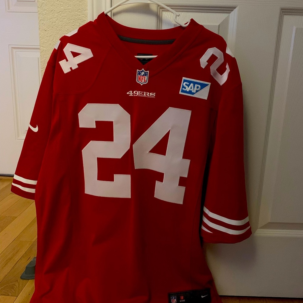 49ers jersey no name on back